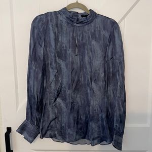 Elegant Blue Women's Top